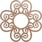 Ekena Millwork Cohen Wood Fretwork Pierced Ceiling Medallion, Wood (Paint Grade), 34"OD x 11 5/8"ID x 3/8"T CMWP34X34X0375COMF - alternate 1